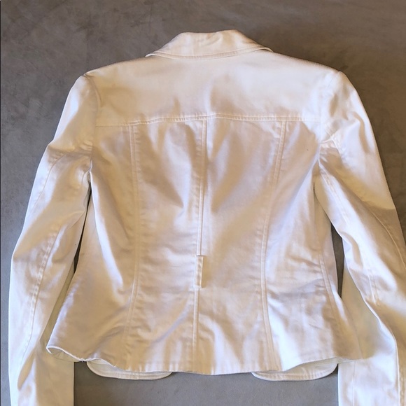 🧥Cache Luxe size 2 white womens blazer - Picture 7 of 8